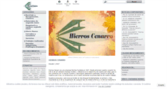 Desktop Screenshot of hierroscenarro.es
